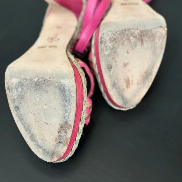 COLE HAAN 💕 Vanessa Nike Air Braided Pink Heel - Picture 11 of 12